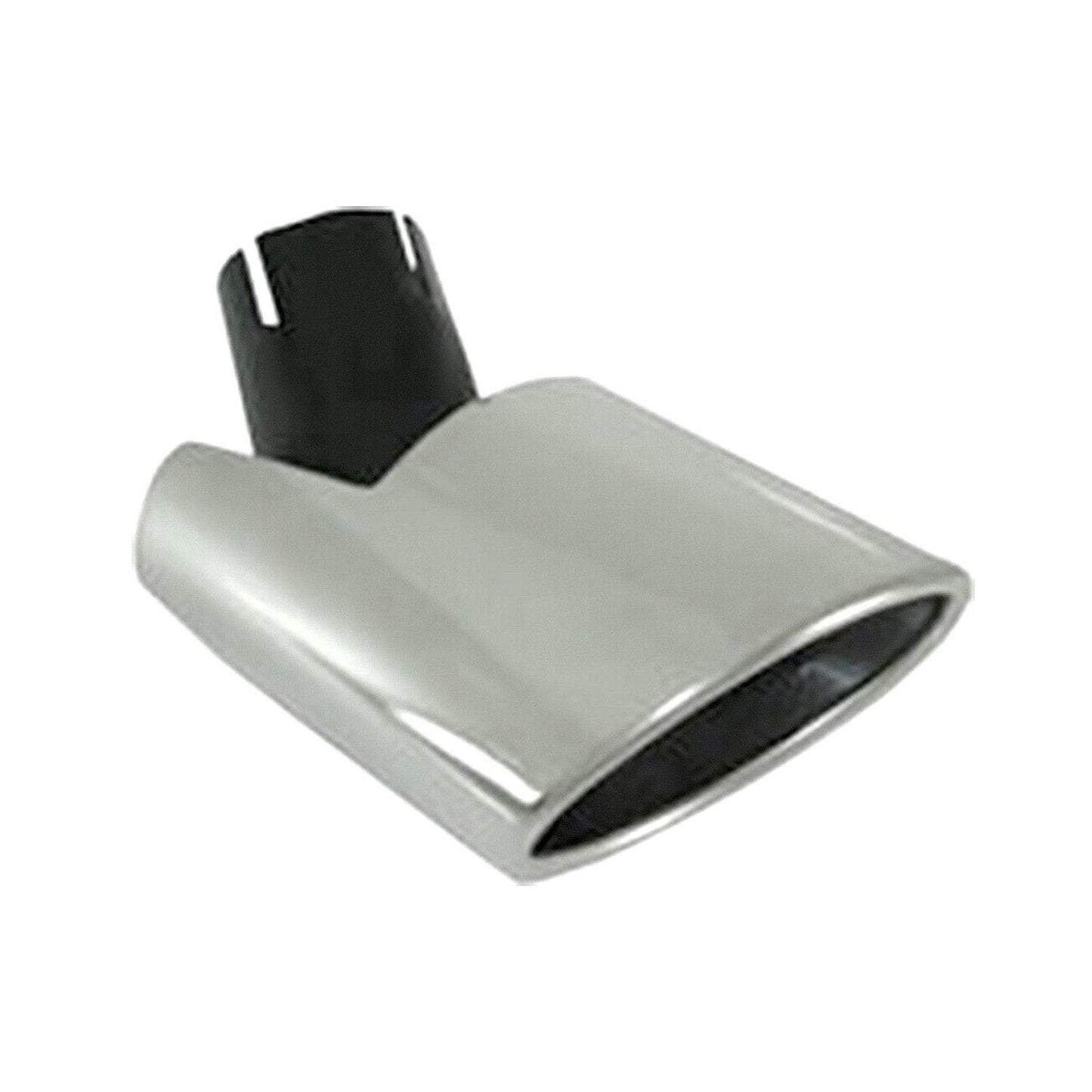 Auspuffblende Endrohr für Nissan Qashqai +2 2009-2014 Edelstahl Chrom 1tlg