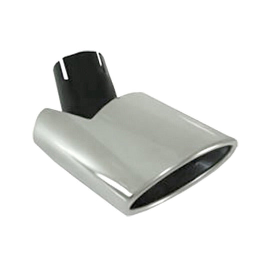 Auspuffblende Endrohr für Nissan Qashqai +2 2009-2014 Edelstahl Chrom 1tlg