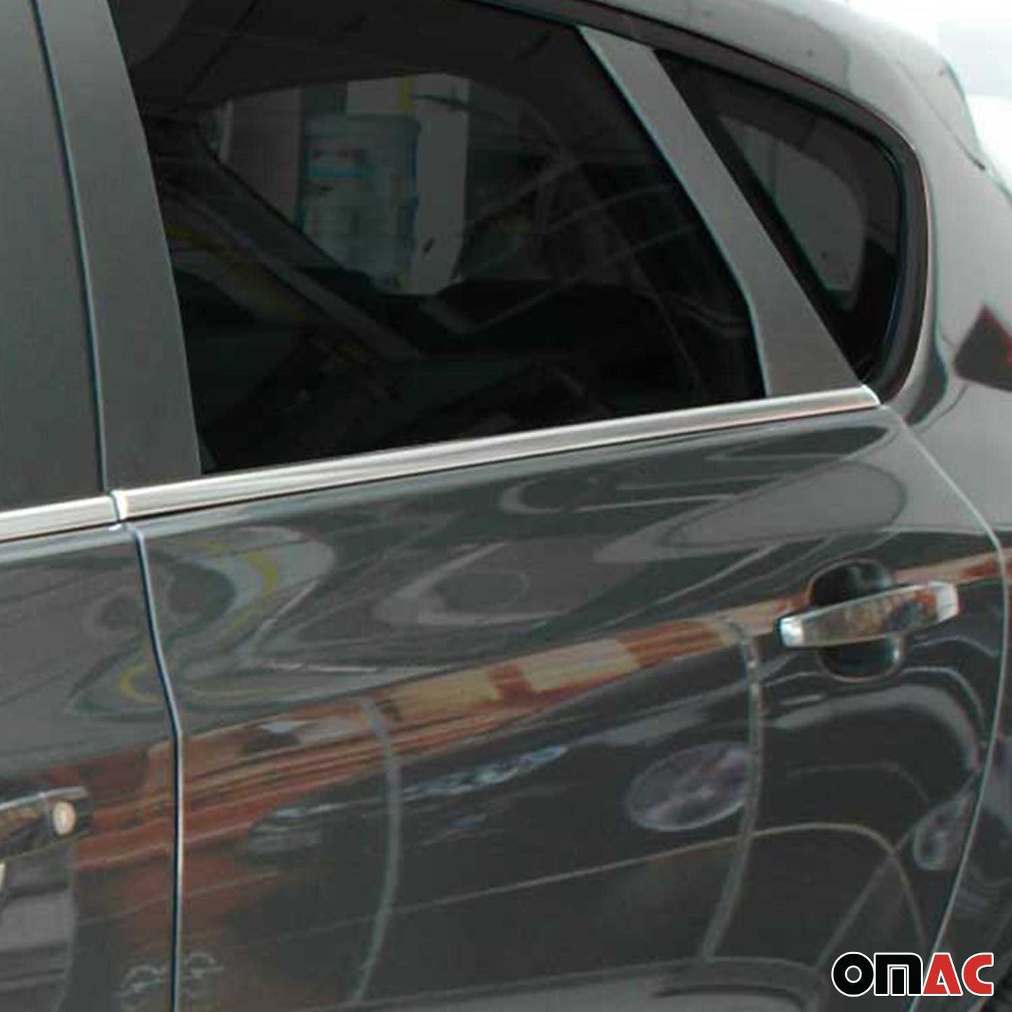 Fensterleisten Zierleisten für Opel Astra J 2009-2015 Edelstahl Chrom 4tlg