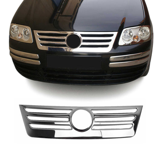 Kühlergrill Leisten Grillleisten für VW Caddy 2003-2010 Edelstahl Silber 1tlg