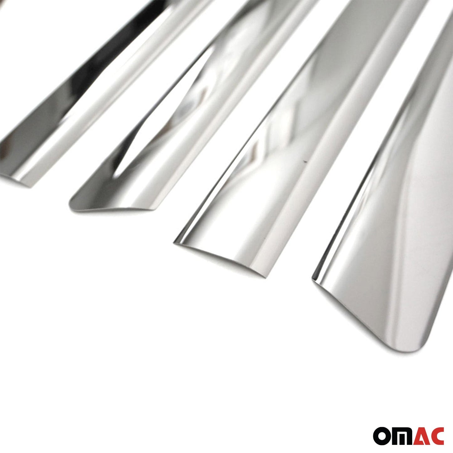 Bandă decorativă laterală ușă, bandă de protecție ușă pentru VW Caravelle T5 2003-2015, scurtă, cromată, 4x