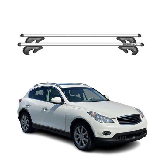 Menabo Dachträger Grundtäger für Infiniti QX50 mk1 2013-2017 FL 90kg Alu Grau 2x
