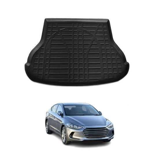 Kofferraumwanne Laderaumwanne für Hyundai Elantra 2011-2016 Stufenheck Gummi TPE