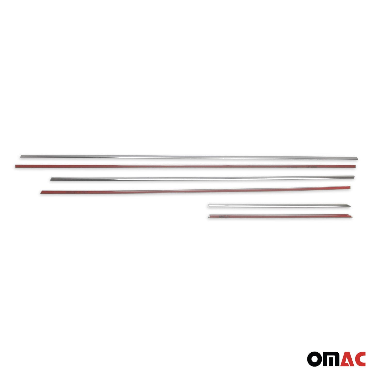 Benzi decorative pentru geamuri Kia Sorento 2009-2014, oțel inoxidabil cromat, 6 bucăți