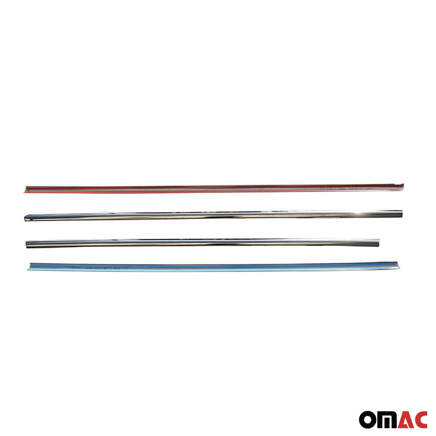 Benzi decorative pentru geamuri pentru VW Golf 2003-2008, oțel inoxidabil cromat, 4 bucăți