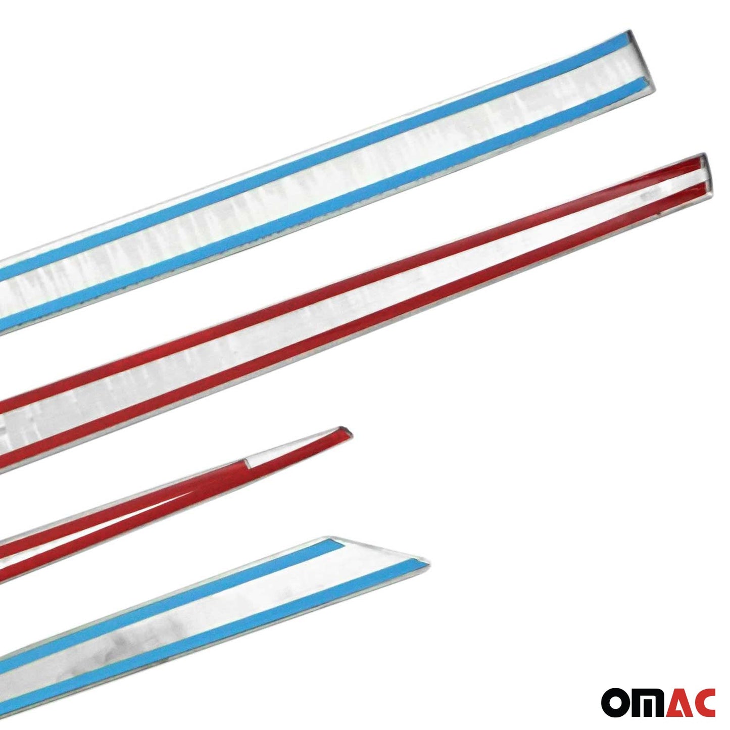 Seitentürleiste Türschutzleiste für Renault Fluence 2010-2021 Chrom Edelstahl 4x