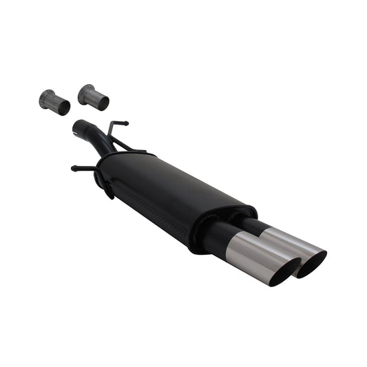 Novus Sportauspuff für Peugeot 307 / Citroen C4 2x76mm MS-Design mit ABE