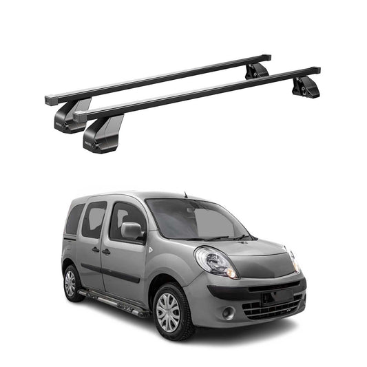Menabo Dachträger für Renault Kangoo Express 2007-2025 75kg Stahl Schwarz 2x