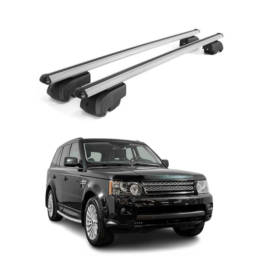 Dachträger Gepäckträger für Range Rover Sport L320 2005-2013 ABE Alu Grau 2x