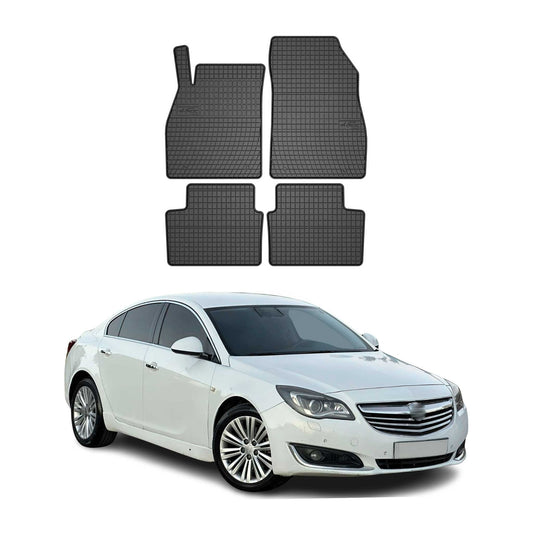 Covorașe de cauciuc negre pentru Opel Insignia 2008-2017, set 4 piese