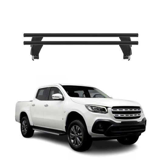 Menabo Dachträger Grundtäger für Mercedes X Klasse 470 2017-2020 50kg Schwarz 2x
