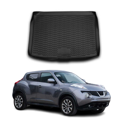 Kofferraummatte Kofferraumwanne für Nissan Juke 2014-2019 Gummi TPE Schwarz