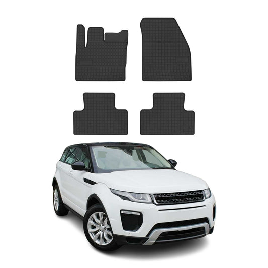 2011-2018 Land Rover Evoque Fußmatten Gummi Schwarz 4 tlg