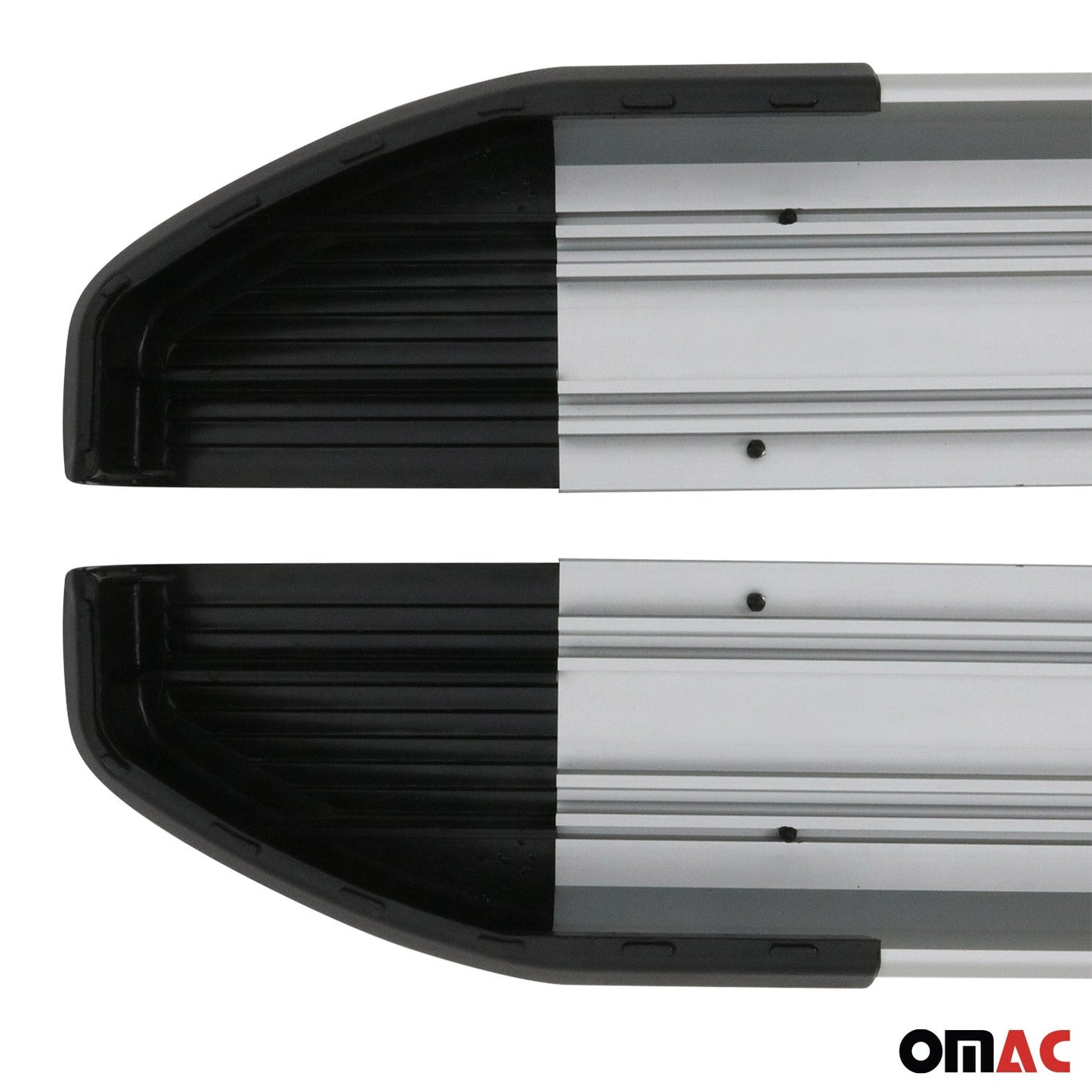 Praguri laterale/scarpe din aluminiu pentru Mercedes Citan 2012-2021, argintii, set 2 piese