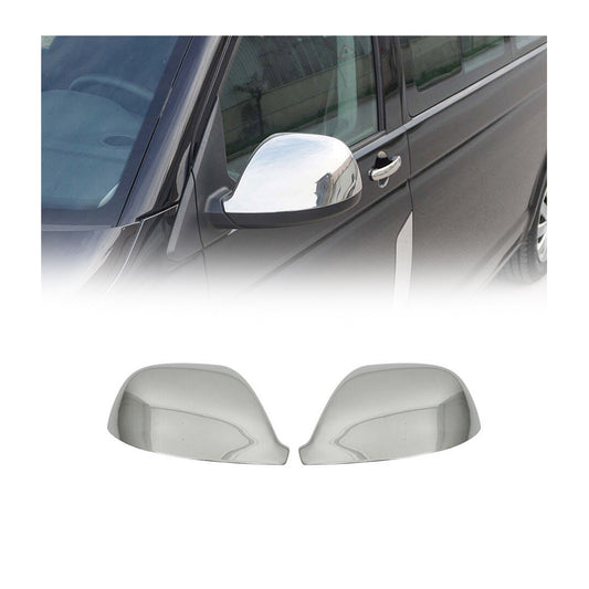 Spiegelkappen Spiegelabdeckung für VW Caravelle T5 2010-2015 Chrom ABS Silber