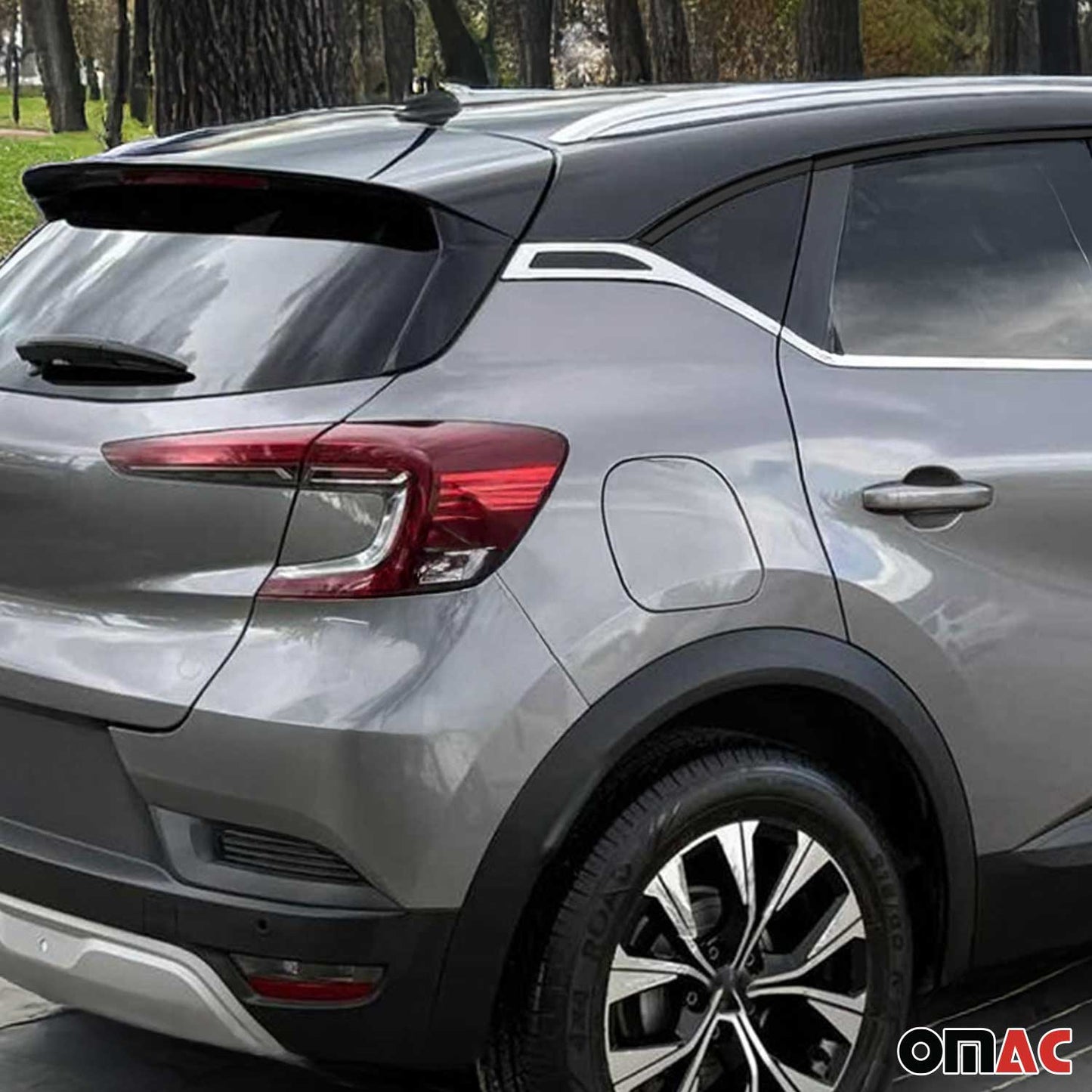 Fensterleisten Zierleisten für Renault Captur 2020-2025 Edelstahl Chrom 8tlg