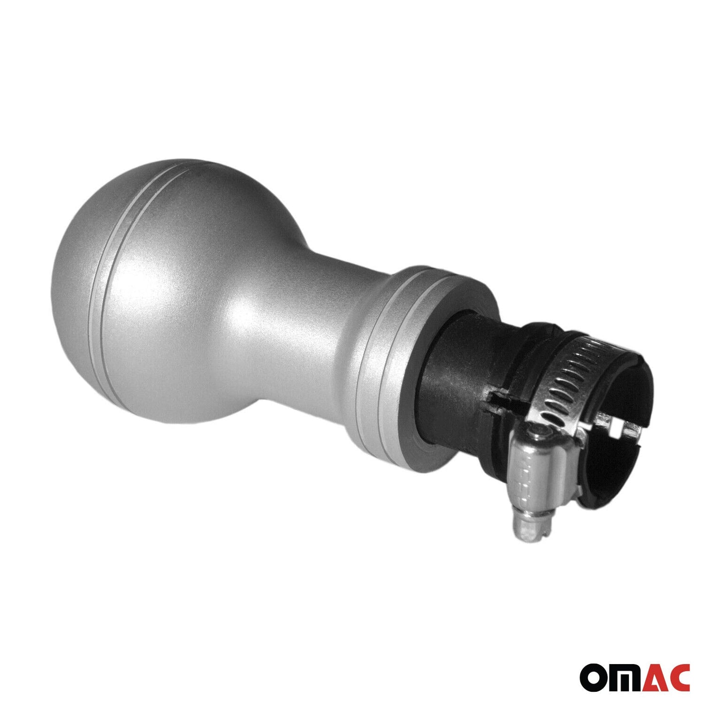 Schaltknauf Schaltknopf für VW Golf 1974-1983 5 / 6-Gang Aluminium Silber