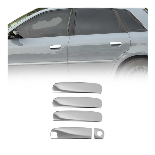 Türgriff Blende Türgriff Abdeckung für Audi A6 1997-2004 Edelstahl Silber 5tlg