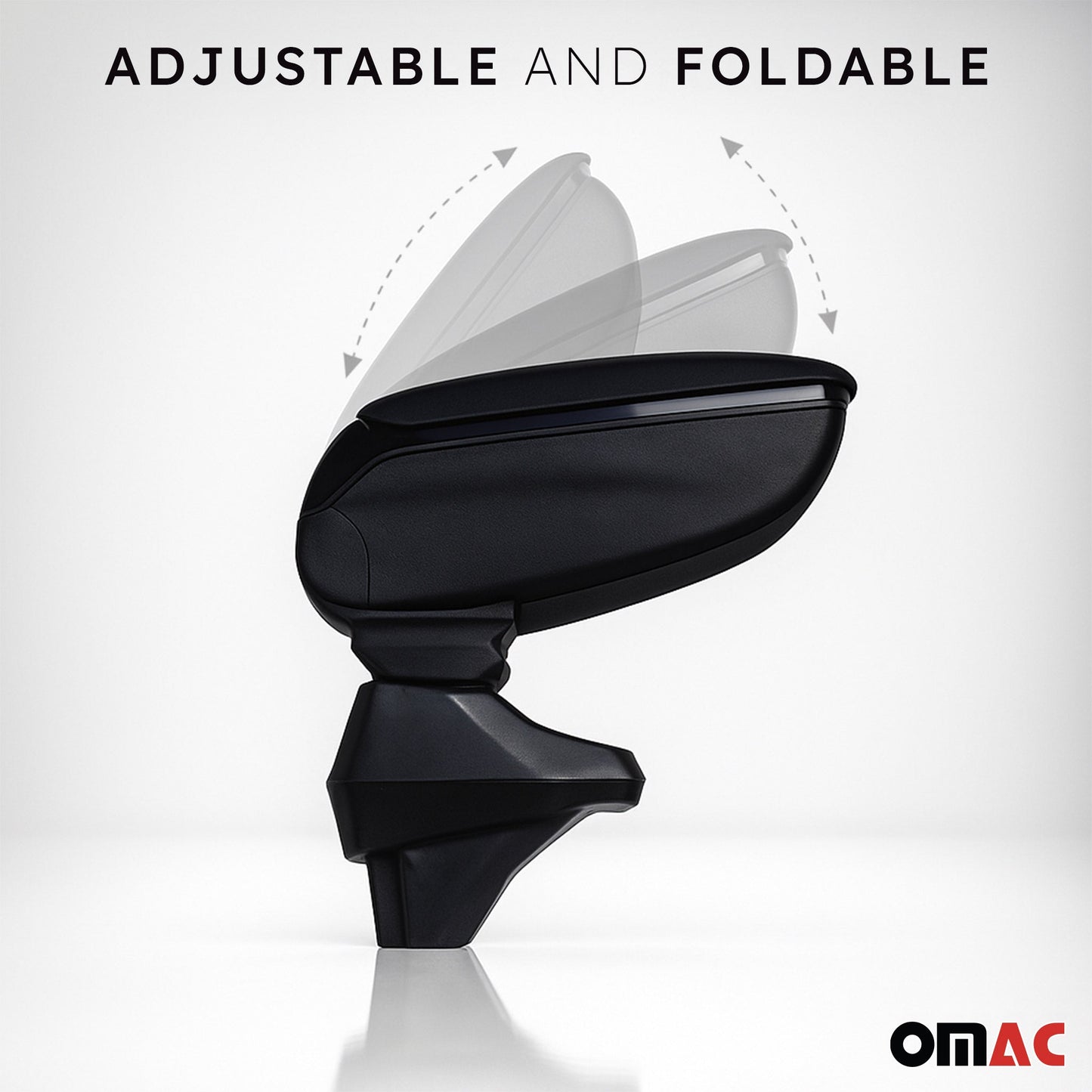 Armlehne Mittelarmlehne Mittelkonsole für Nissan Juke 2011-2019 PU-Leder Schwarz