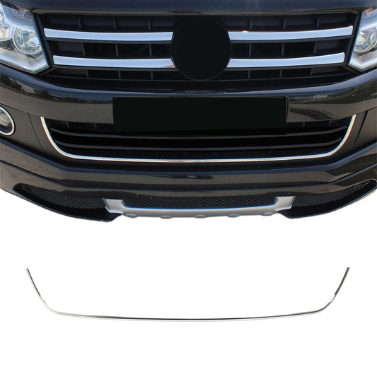 Kühlergrill Leisten Grillleisten für VW Amarok 2010-2016 Edelstahl Silber 1tlg