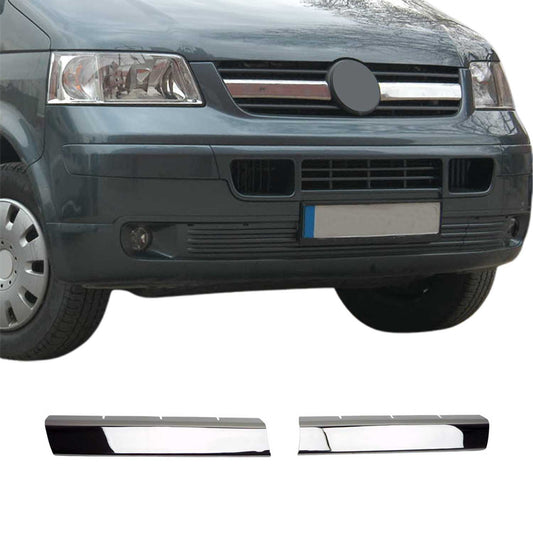 Benzi grilă radiator pentru VW Transporter T5 2003-2009, crom închis, 2x