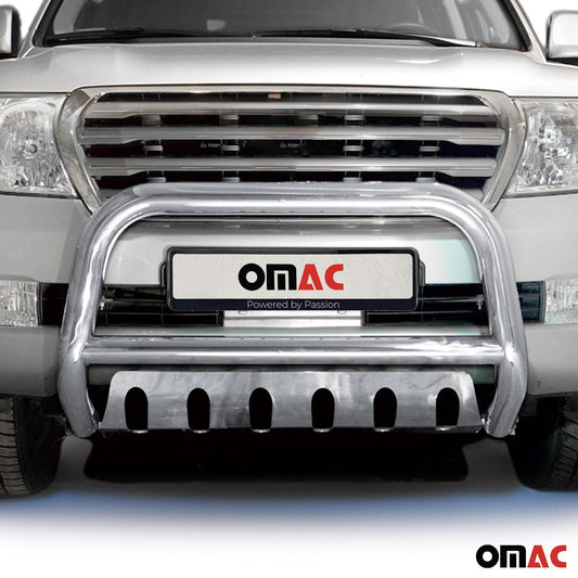 Frontbügelschutz Frontschutzbügel für Toyota Land Cruiser V8 2007-12 ABE Silber