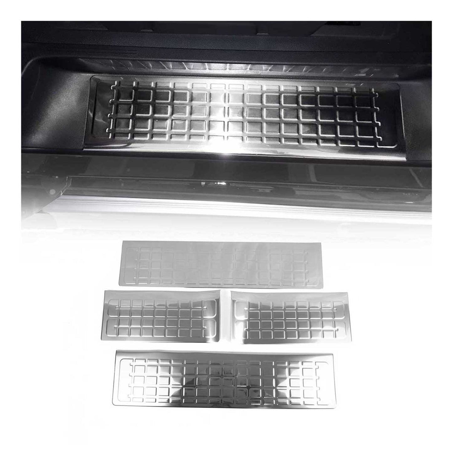 Einstiegsleisten Türschweller für Peugeot Expert Traveller 2016-2025 Chrom 4x