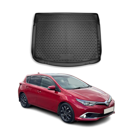 Kofferraummatte Kofferraumwanne für Toyota Auris 2012-2025 Gummi TPE Schwarz