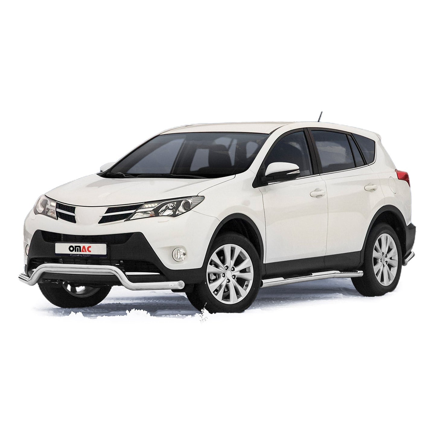Bară de protecție față, bară de protecție față pentru Toyota RAV4 2013-2015, oțel, omologată ABE, argintiu