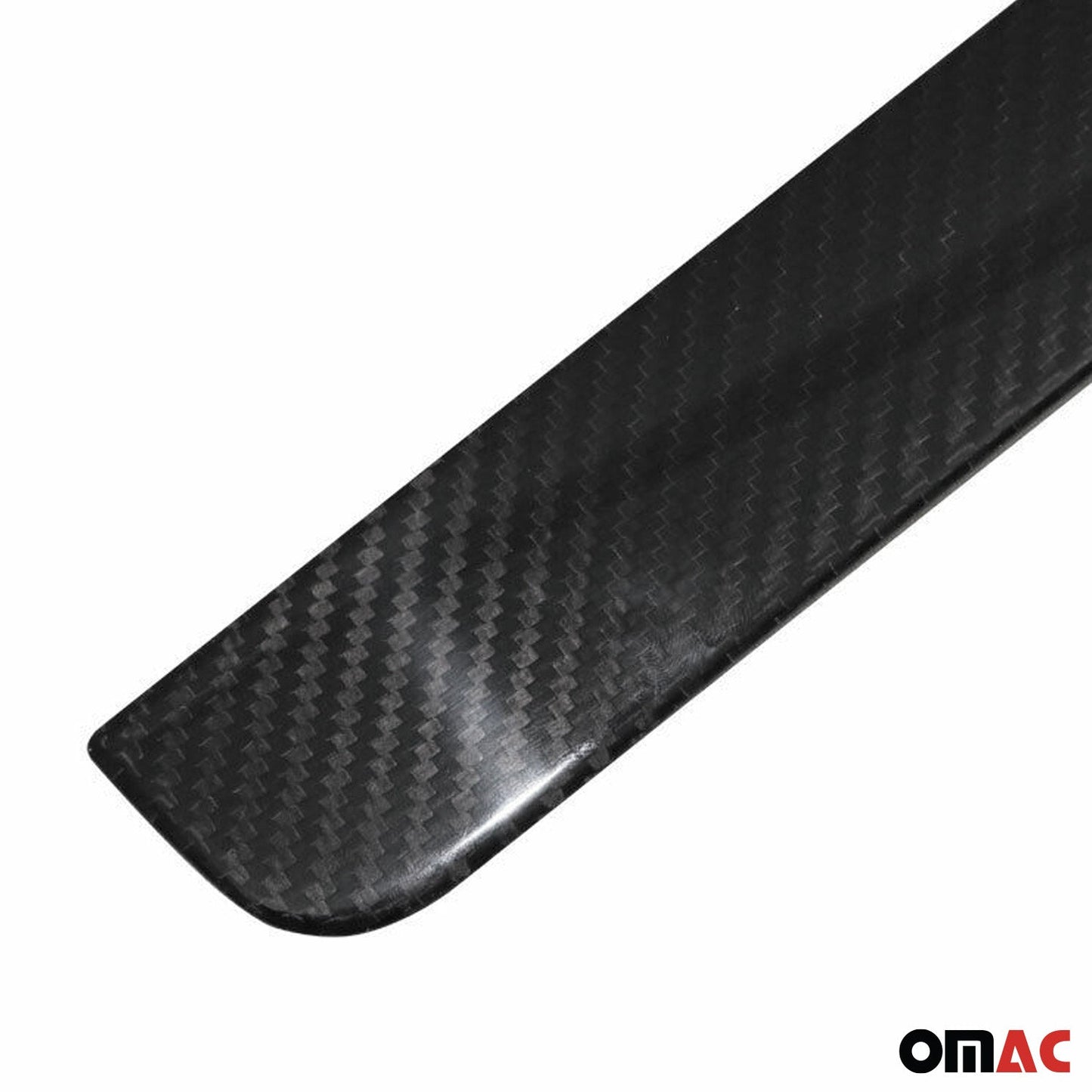Bandă decorativă portbagaj, bandă decorativă spate pentru VW Caddy 2015-2020, fibră de carbon inferioară, negru