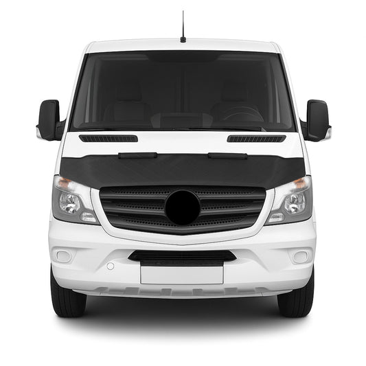 Schwarz Halb Haubenbra Steinschlagschutz für Mercedes Sprinter W906 2013-2018