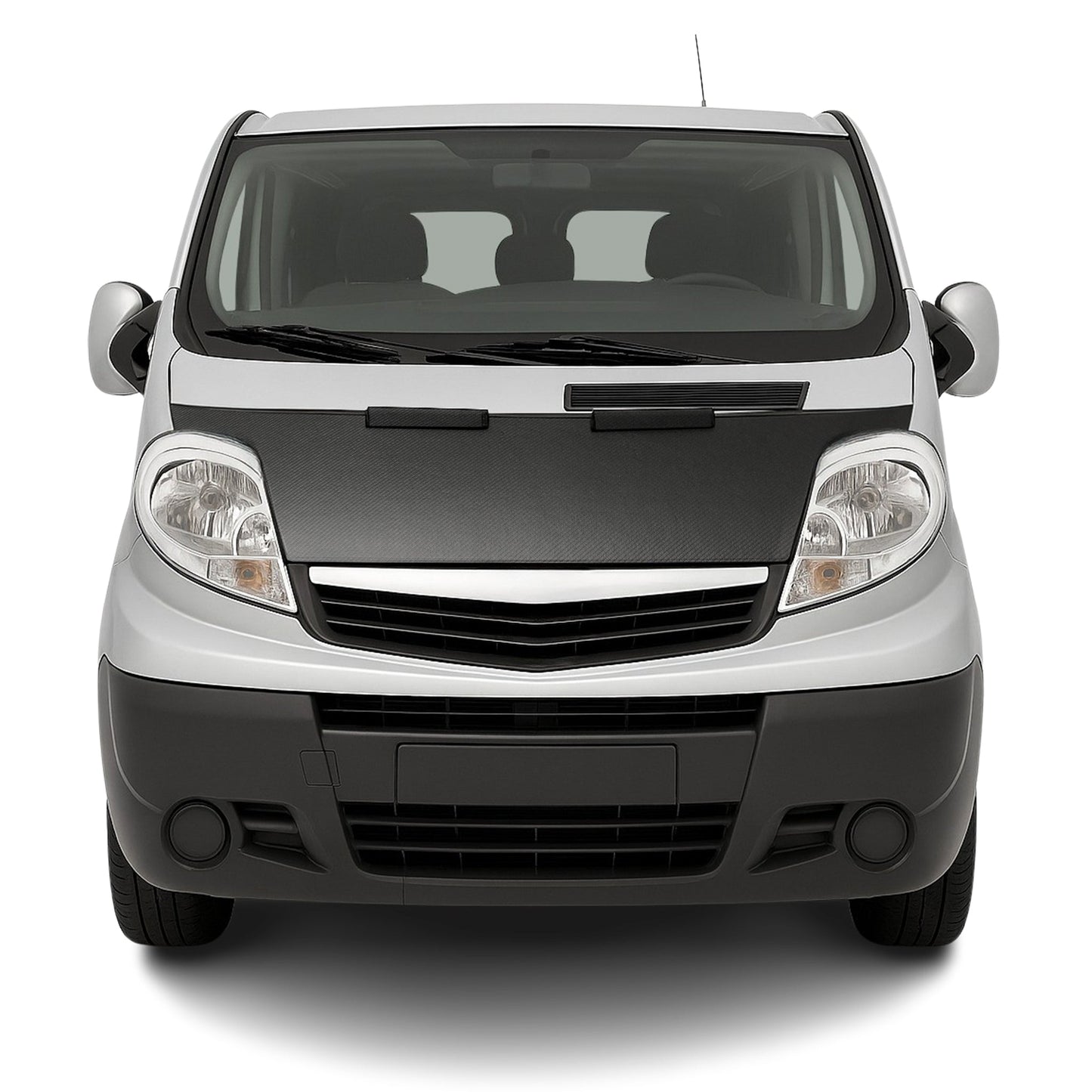 Haubenbra Steinschlagschutz Bonnet Bra für Renault Trafic 2001-2014 Carbon Halb