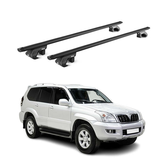 Bară de plafon pentru Toyota Land Cruiser 125 155 2002-2021 3 uși 90kg aluminiu ABE negru