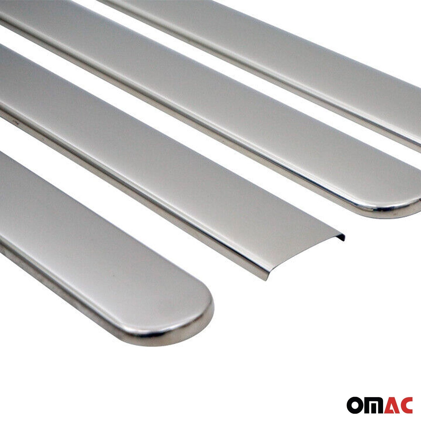 Seitentürleiste Türleisten Türschutzleiste für Opel Corsa C 2000-2006 Chrom 4x