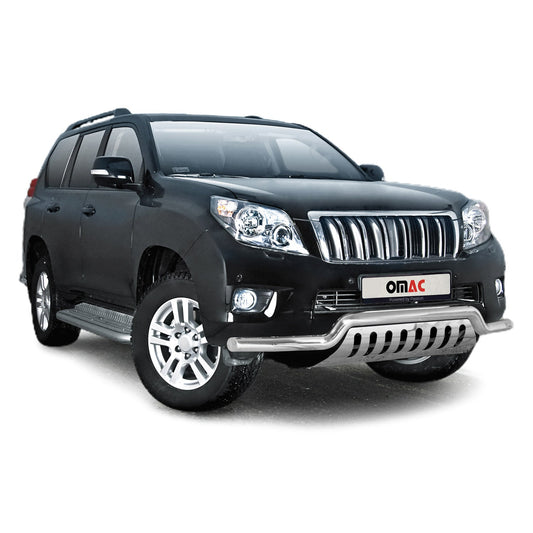 Frontbügelschutz Frontschutzbügel für Toyota Land Cruiser 150 2010-13 ABE Silber