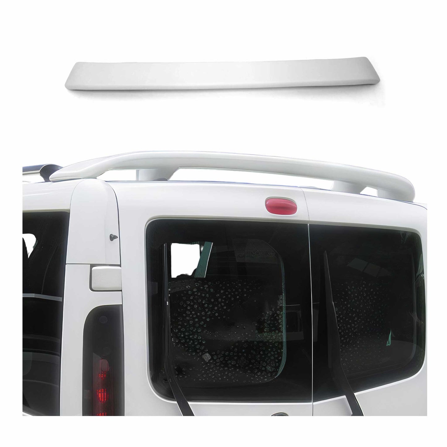 Heckspoiler Dachspoiler Flügel für Renault Trafic Opel Vivaro Hinten Grundiert