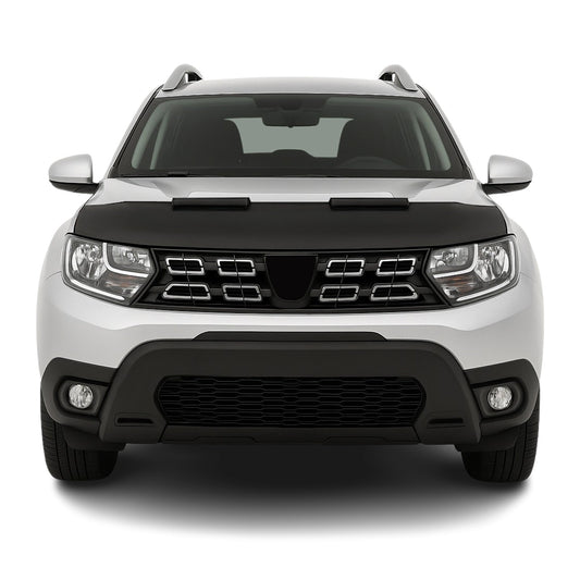 Protecție capotă anti-ciobituri pentru Dacia Duster 2018-2024, culoare neagră, pe jumătate