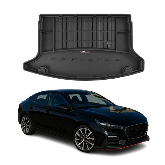 OMAC Gummi Kofferraumwanne für Hyundai i30 Nperformance 2017-2025 TPE Schwarz