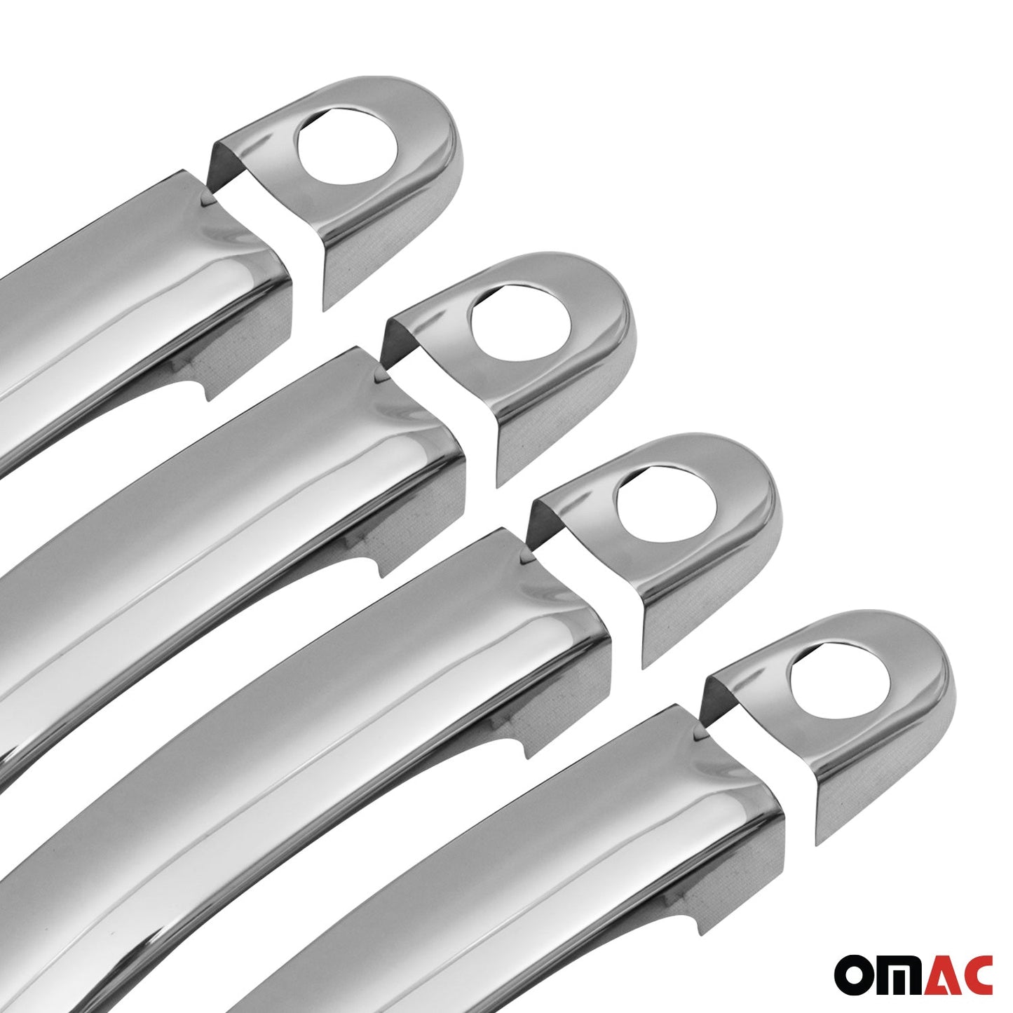 Ornament mâner ușă, capac mâner ușă pentru VW Touran 2003-2015 H4 4 uși oțel inoxidabil 8x