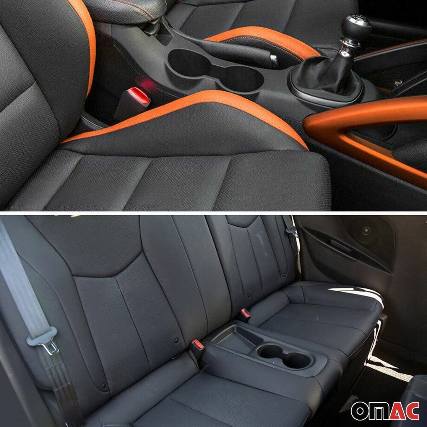 Suport băutură/suport pahar pentru Hyundai Veloster 2011-2017, crom argintiu, set 2 piese