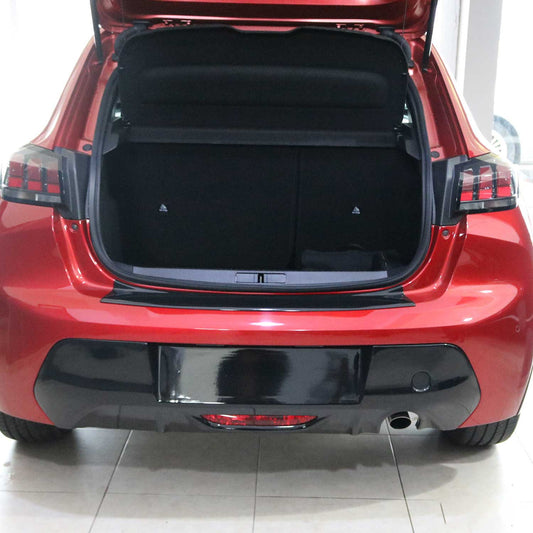 Ladekantenschutz Stoßstangenschutz für Peugeot 208 2020-2025 ABS Schwarz 1tlg