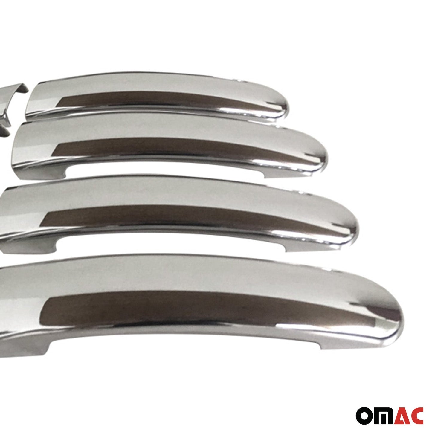 Türgriff Blende Türgriffkappen für VW Tiguan 2007-2016 Chrom ABS Silber 8x