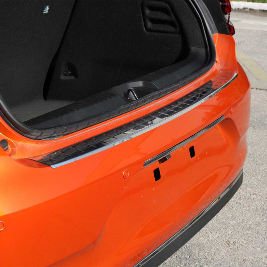 Protecție prag/bară de protecție pentru Renault Clio 2019-2025, oțel inoxidabil, argintiu