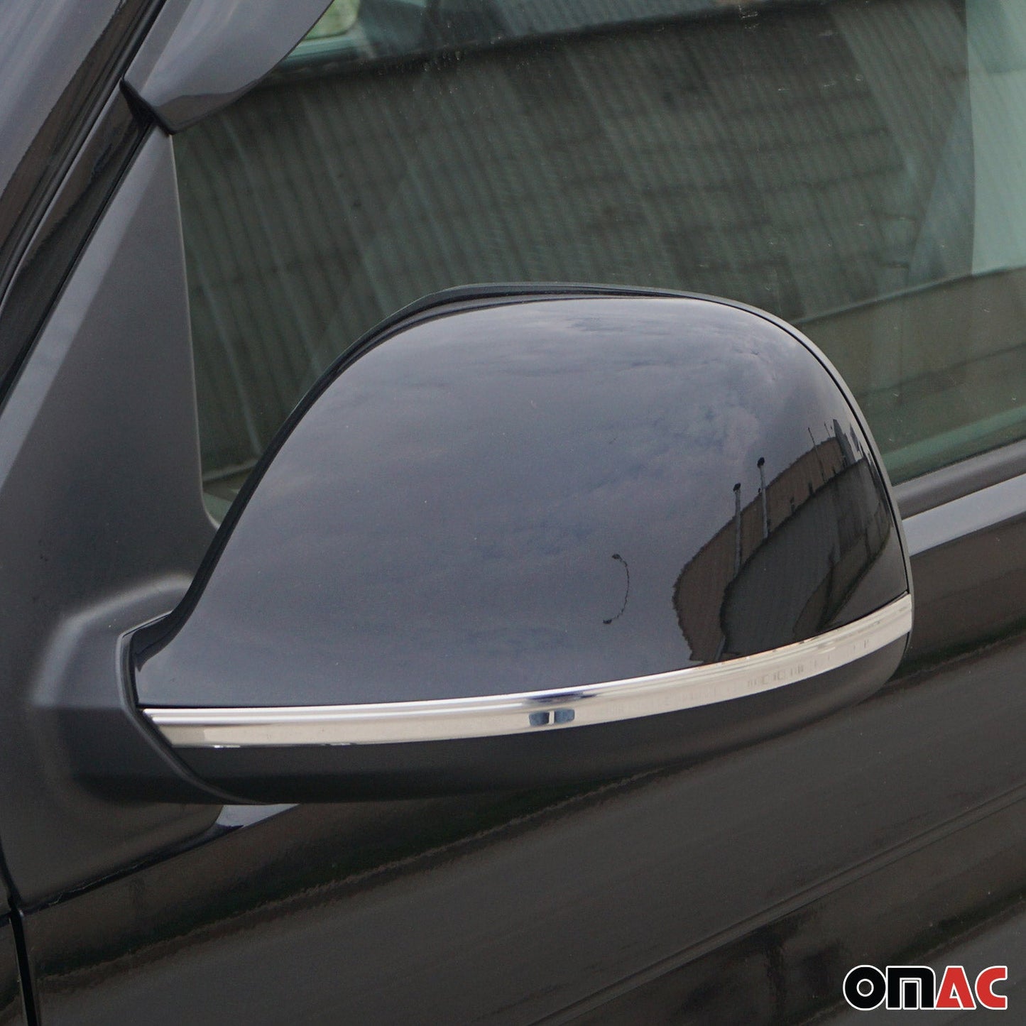 Spiegelkappen Leiste für VW Caddy 2015-2020 Edelstahl Silber 4tlg