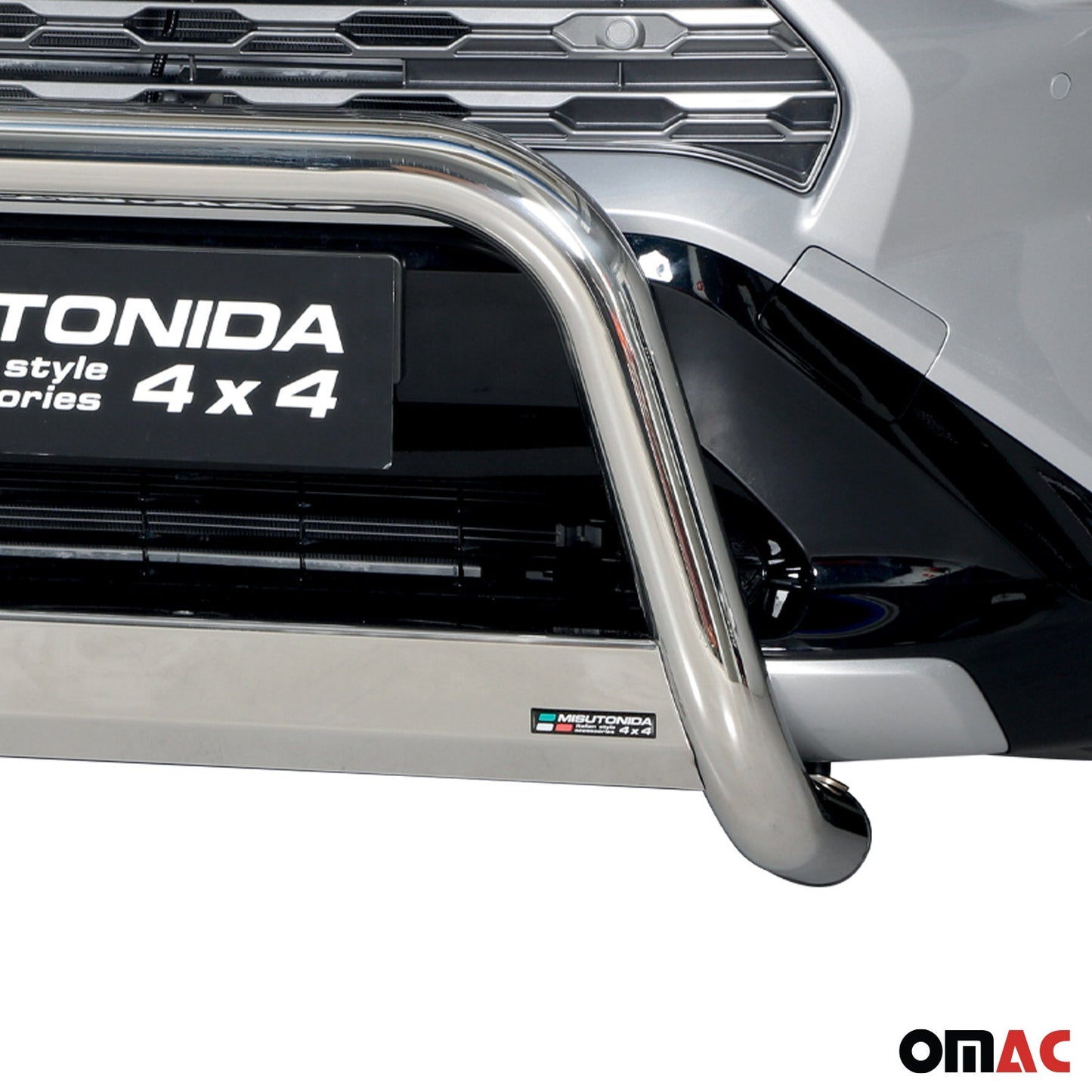 Bară de protecție/buton față pentru Toyota RAV4 XA50 2019-2025 Hybrid ø63 gri oțel