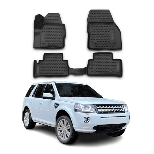 2012-2014 Land Rover Freelander Fußmatten TPE Schwarz 4 tlg