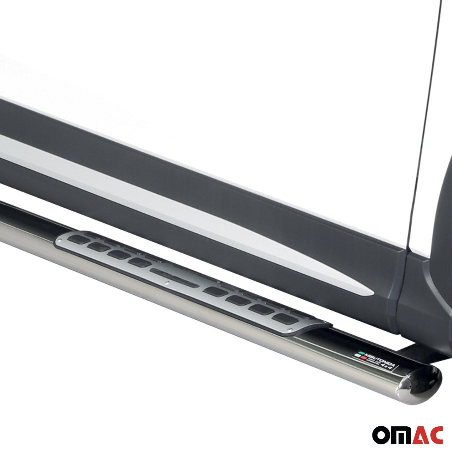 Stahl Seitenschweller Schwellerrohre für Mitsubishi Eclipse Cross 2018-2020 Grau