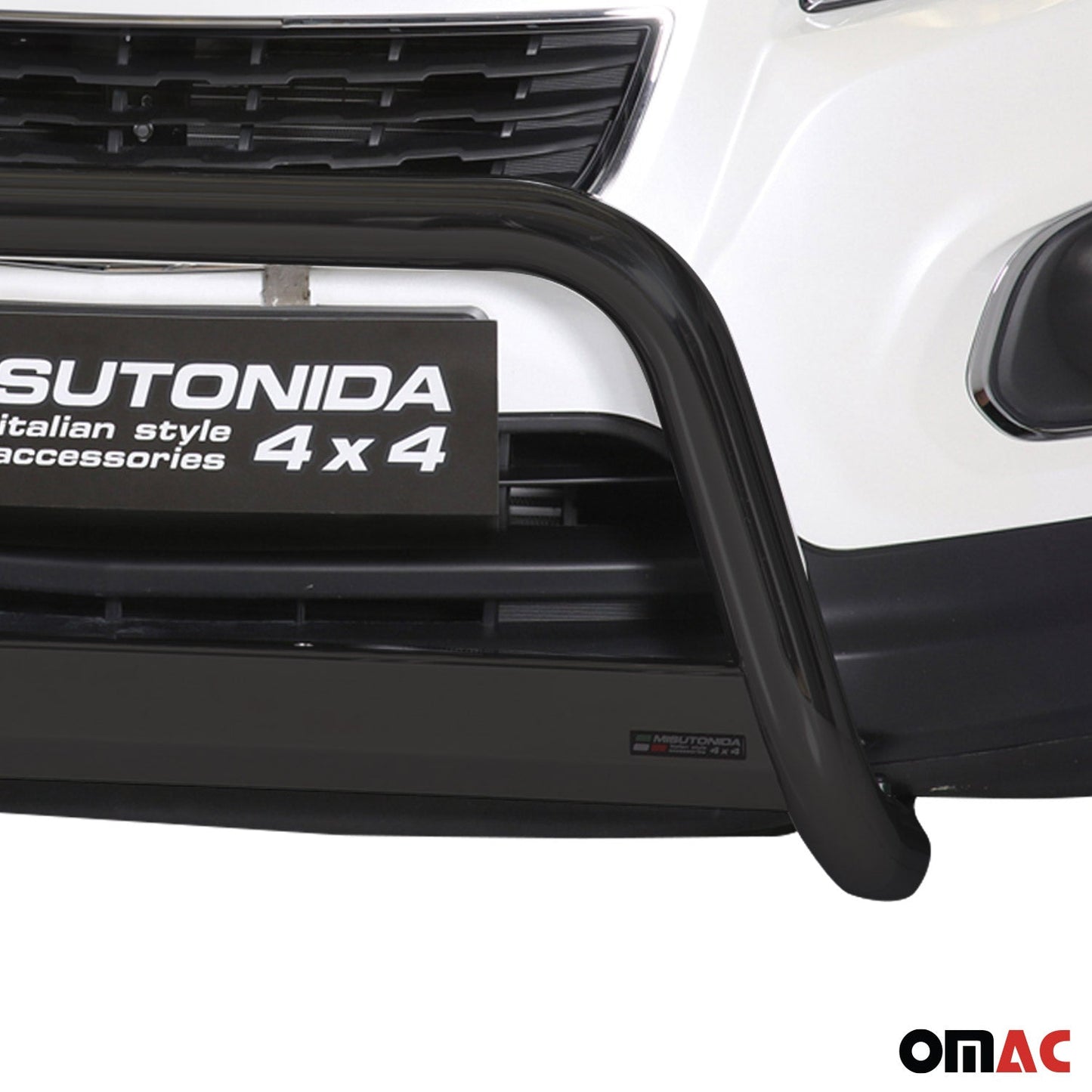 Bară de protecție/buton față pentru Chevrolet Trax 2013-2016, ø63mm, oțel, negru