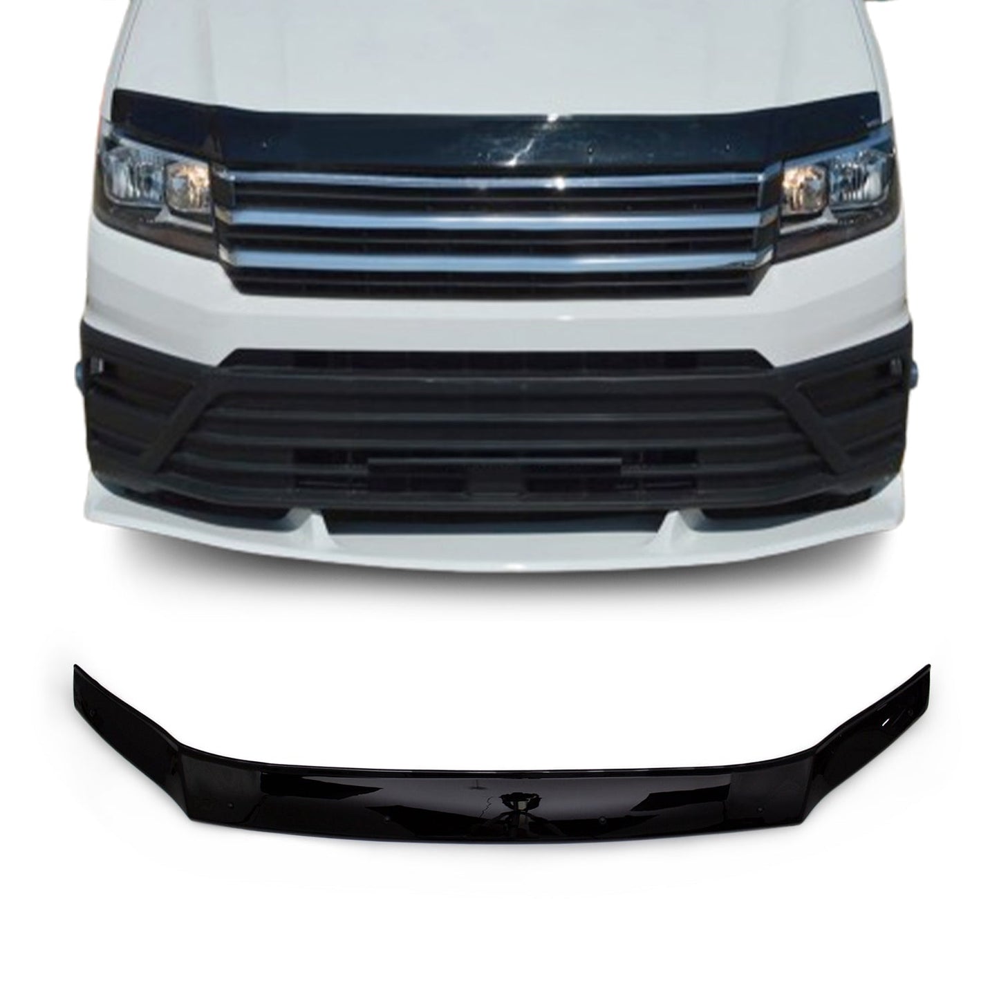 Motorhaube Deflektor Insektenschutz für VW Grand California 2018-2025 Dunkel