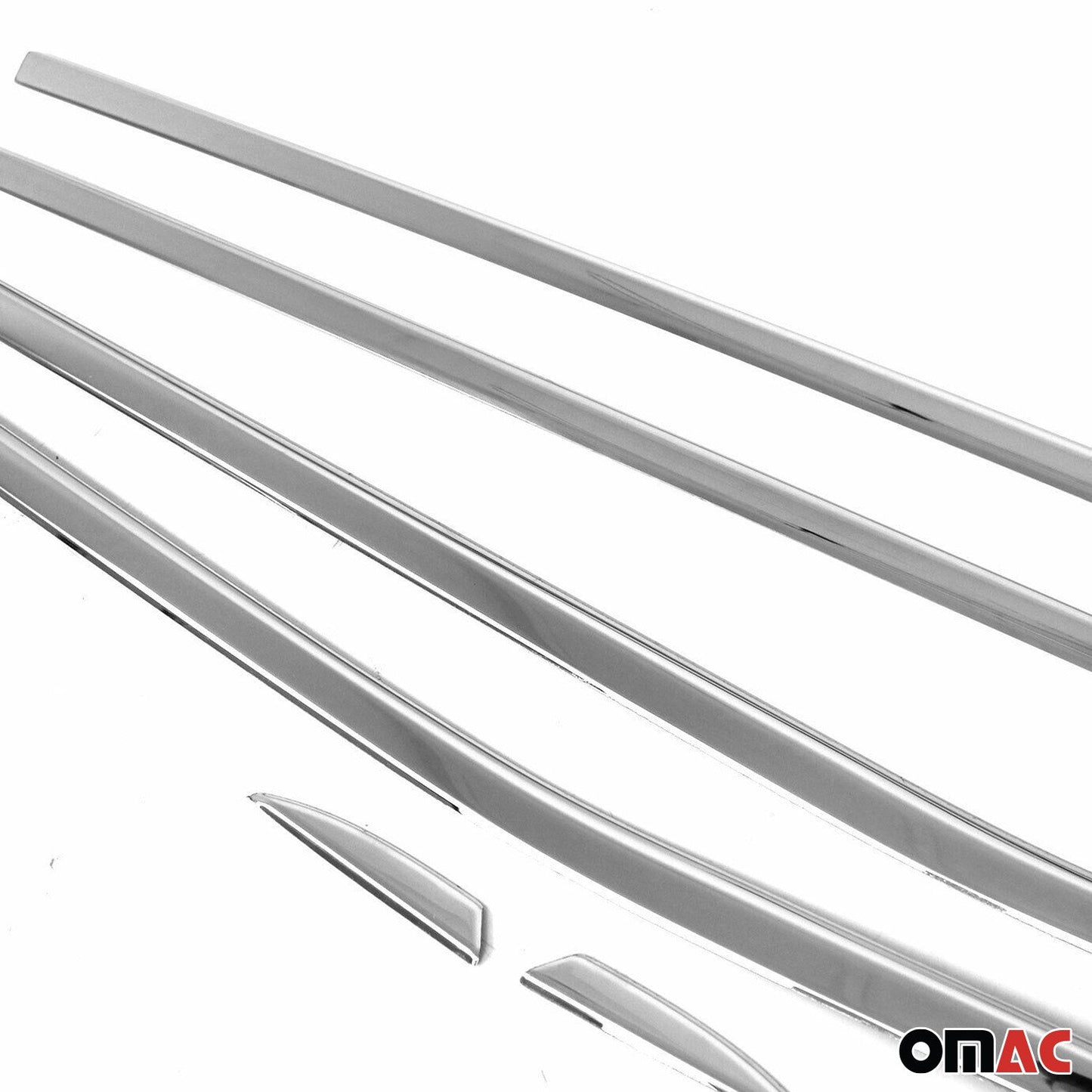 Benzi decorative pentru geamuri pentru Renault Megane 2016-2020 hatchback, cromate, 6 bucăți